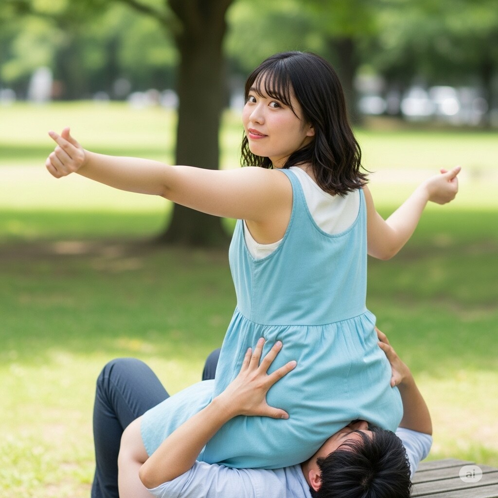 公園のベンチ