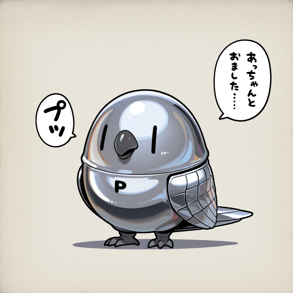 メタル化喋るインコ
