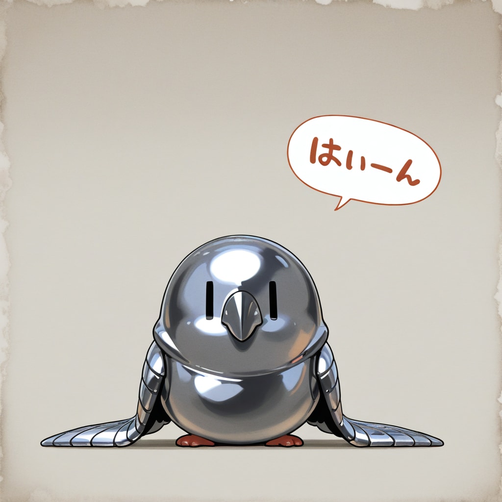 メタル化喋るインコ