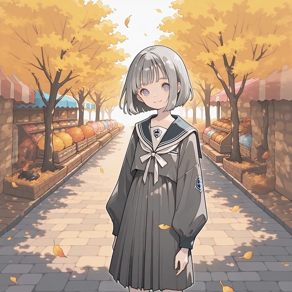 【秋の散策】公園／遊歩道／露店