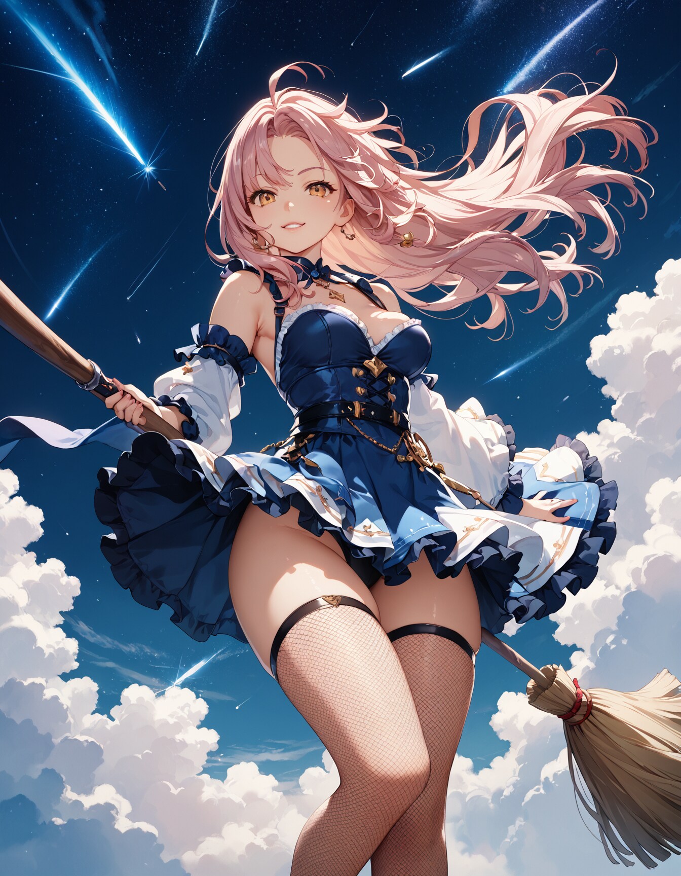 空を駆ける少女