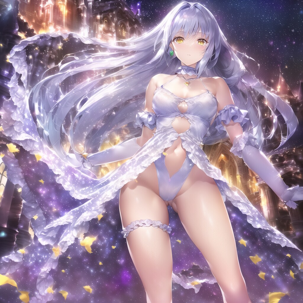 巨大なお城と謎の魔女（痴女？）