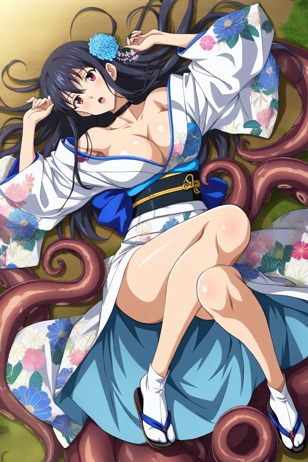 蛸と美女