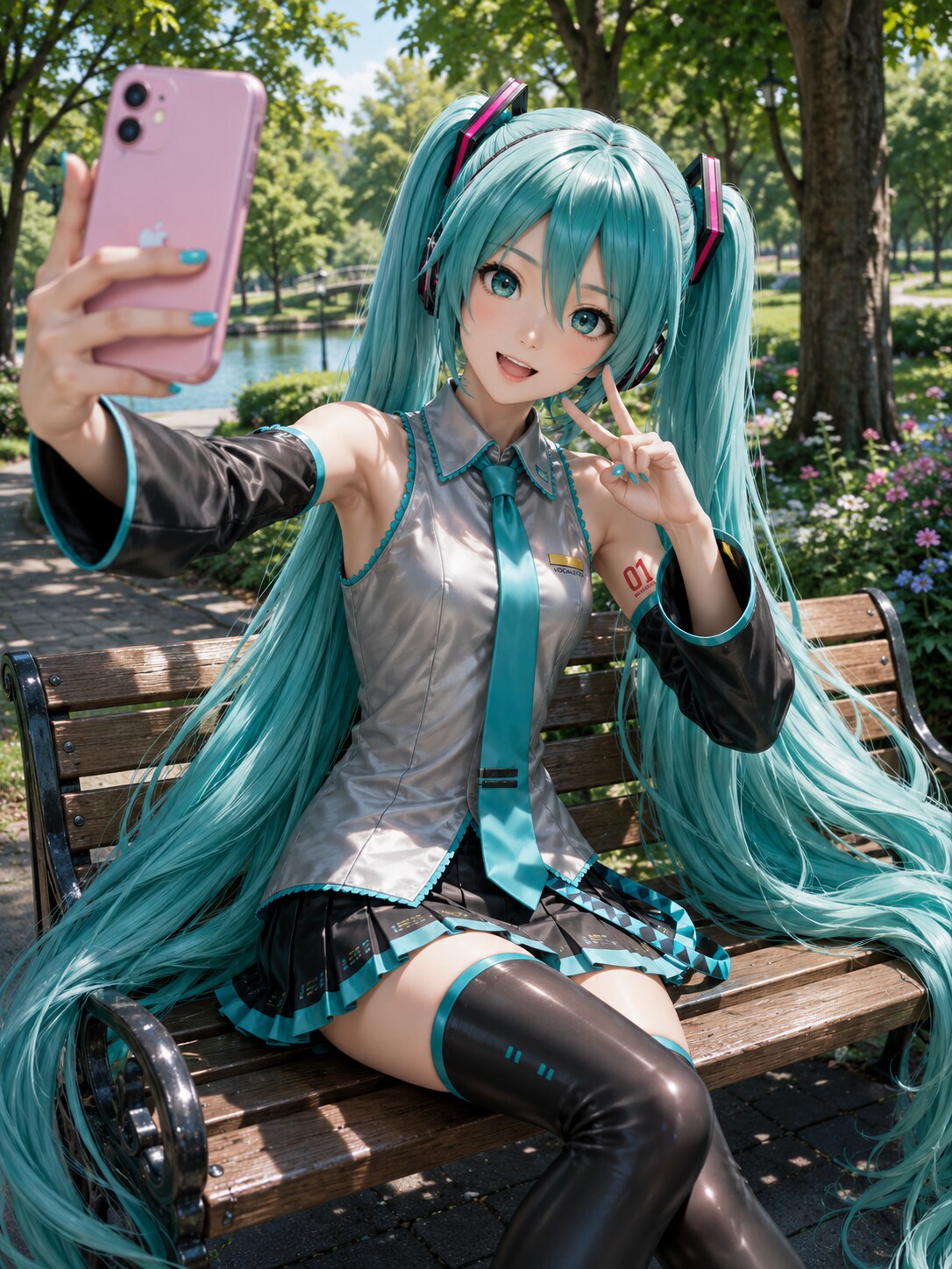 自撮りミク