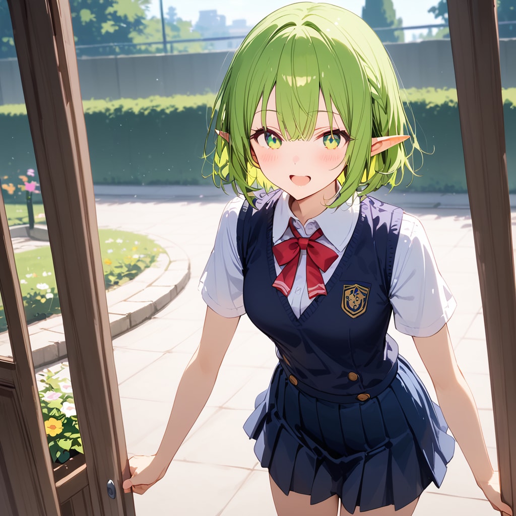 初めましてのエルフちゃん