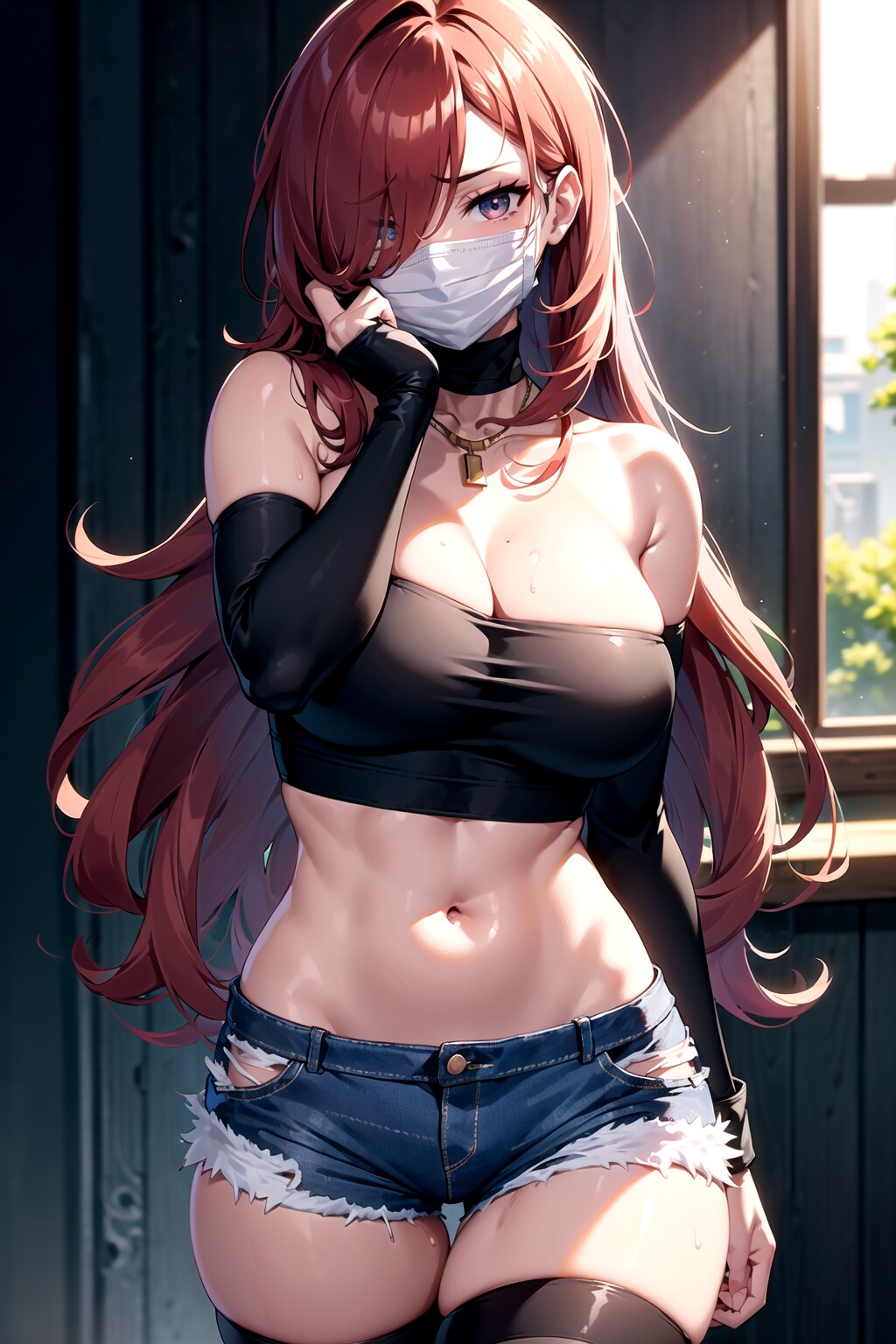 赤髪の女性３
