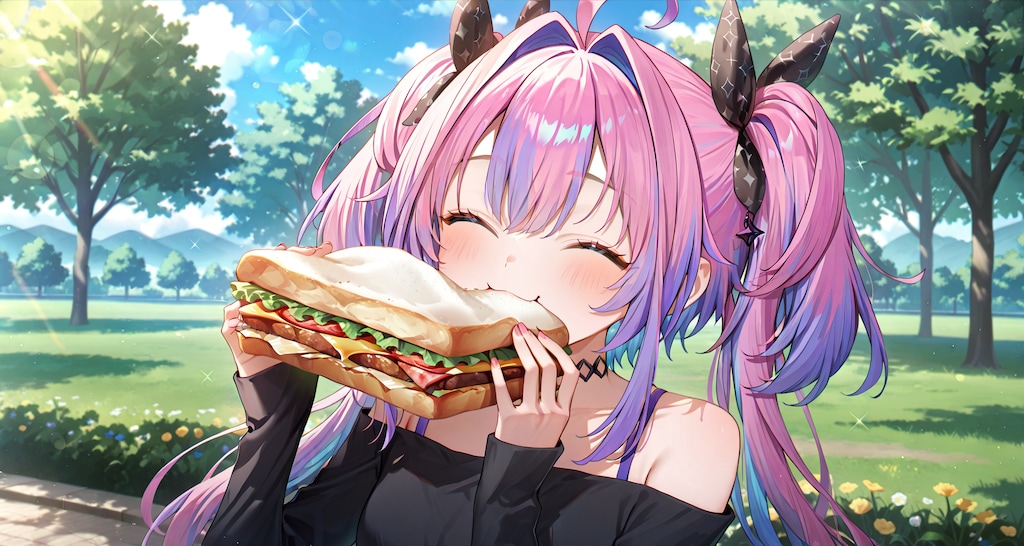 ヴィヴィちゃんとクソデカサンドイッチ