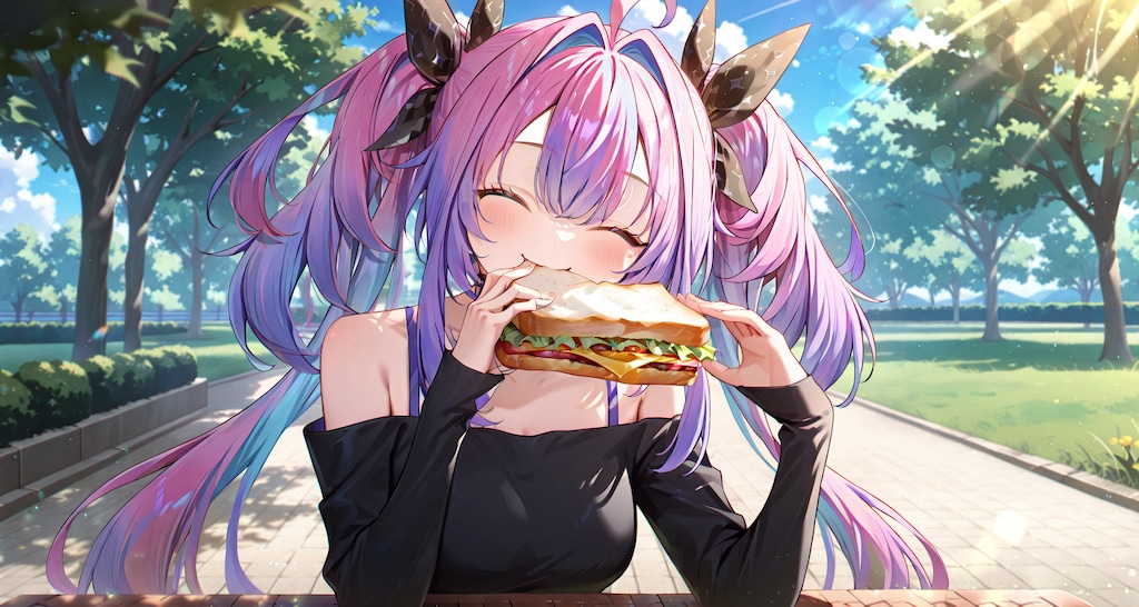ヴィヴィちゃんとクソデカサンドイッチ