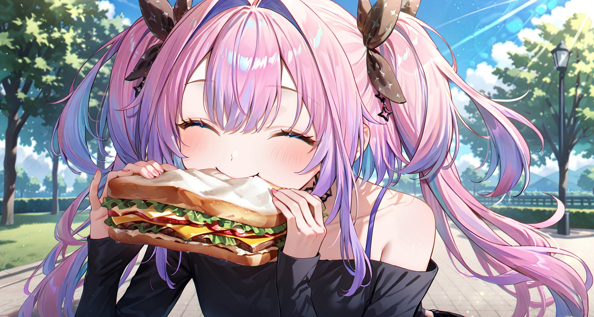 ヴィヴィちゃんとクソデカサンドイッチ