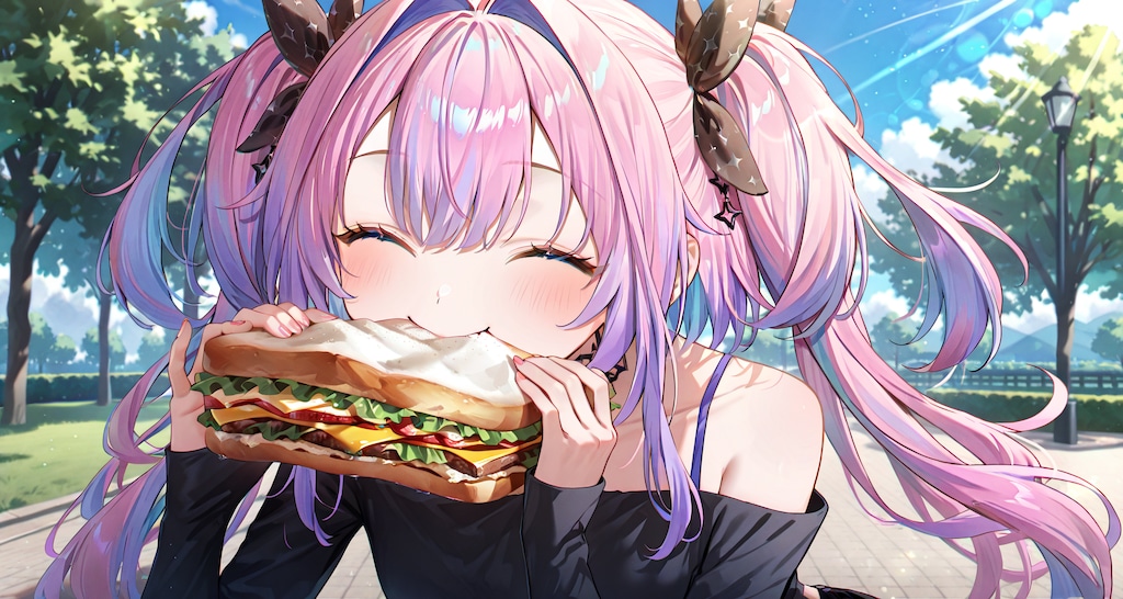 ヴィヴィちゃんとクソデカサンドイッチ