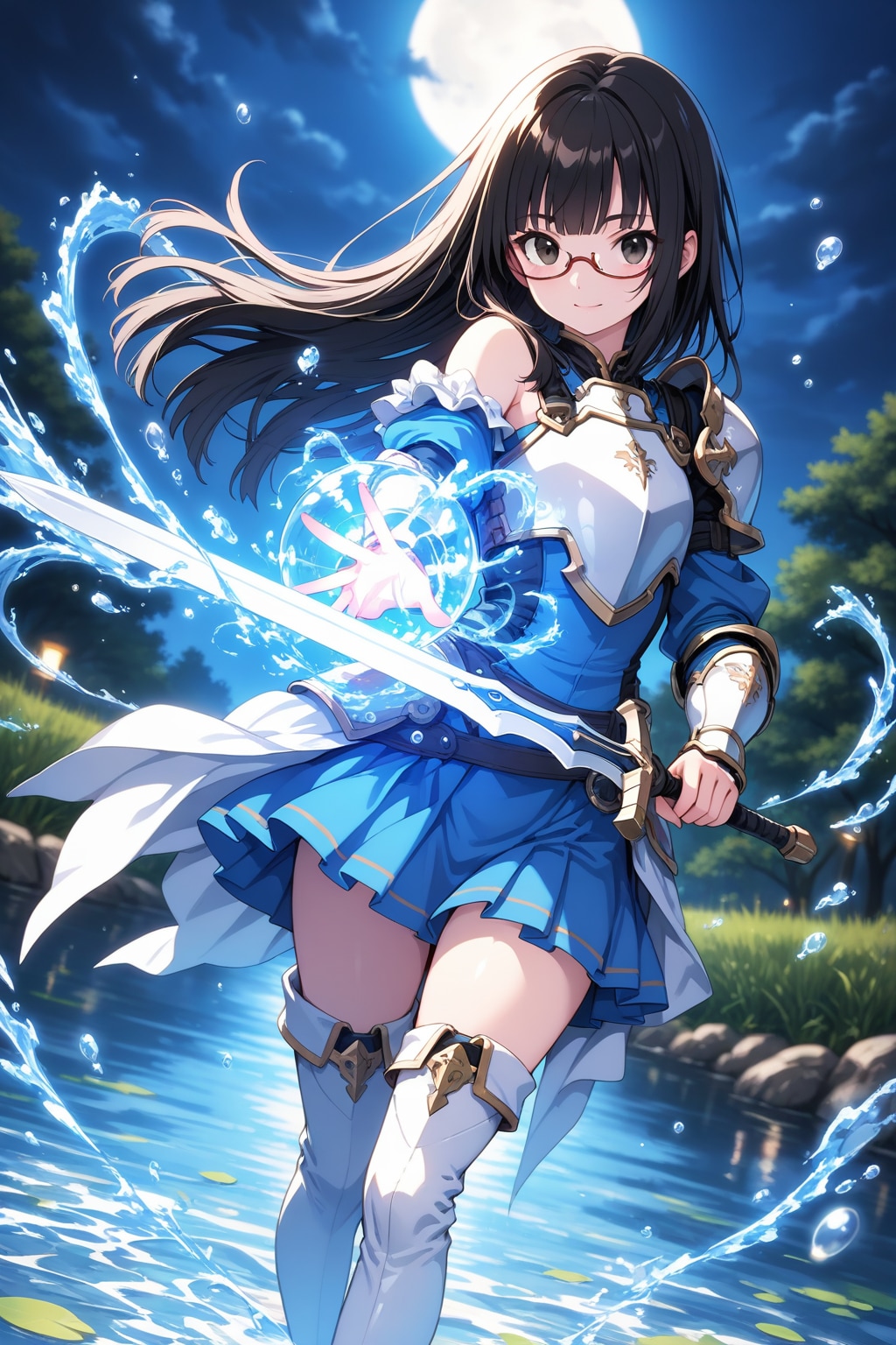魔法騎士　　　　　　　　　　　　　　　　　　　　　　　　　　🦉 犬浦るか子 🦉 ３３７ | の人気AIイラスト・グラビア