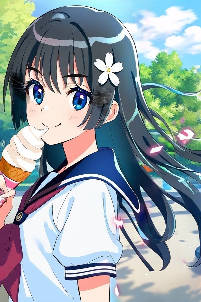 食べ歩き | の人気AIイラスト・グラビア