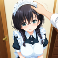 メイドさんの頭を撫でてみた 2枚目