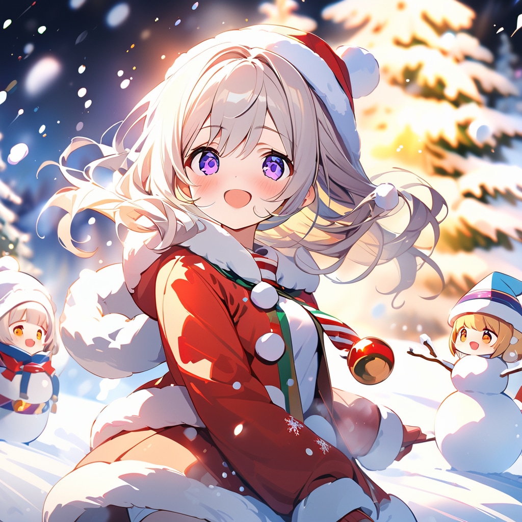 サンタとスノ―マン