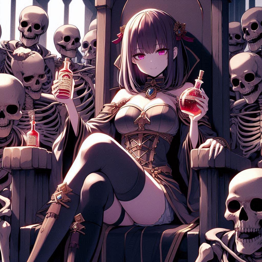 魔王軍所属のネクロマンサー | の人気AIイラスト・グラビア