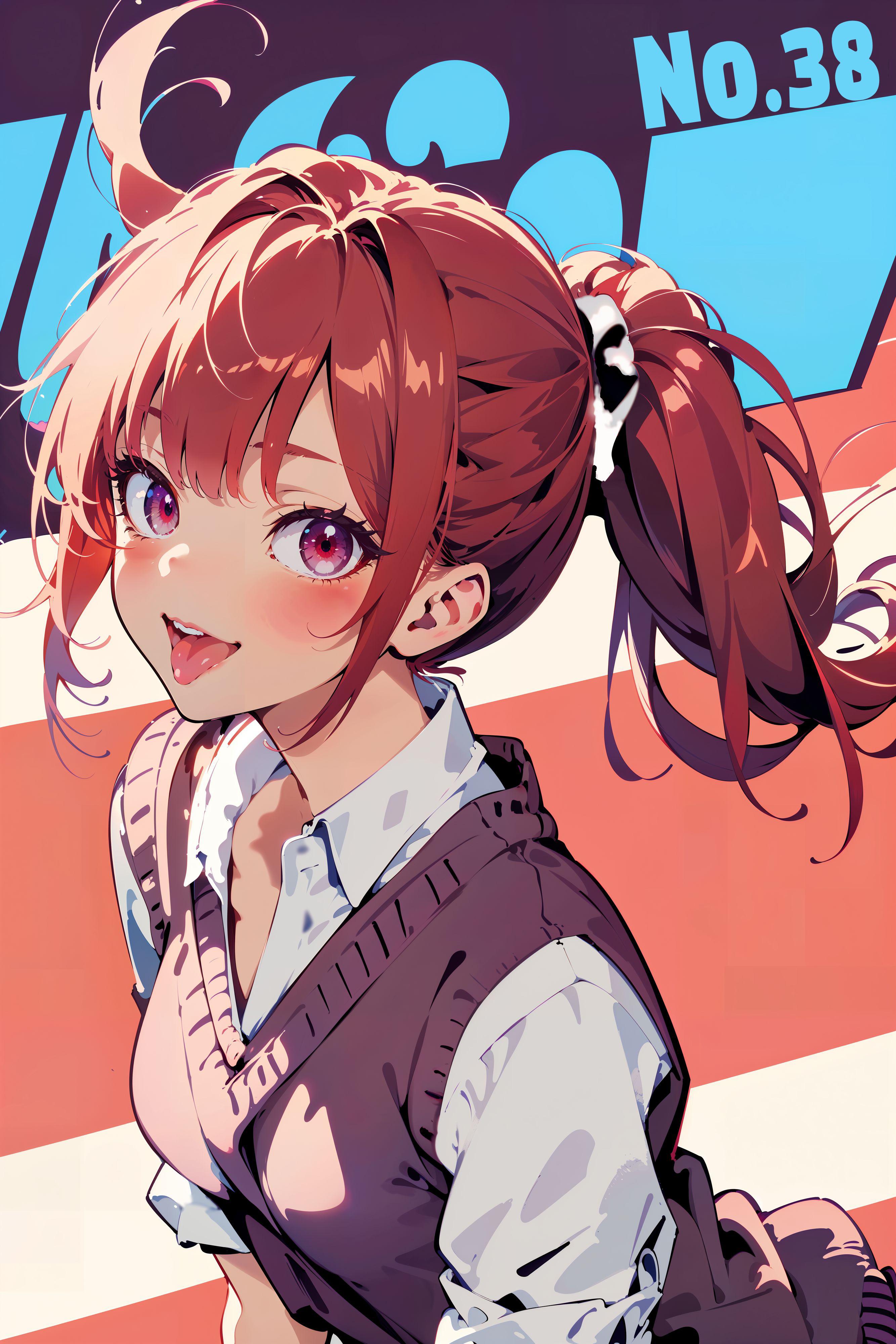 【38】High School Girl [red] | の人気AIイラスト・グラビア