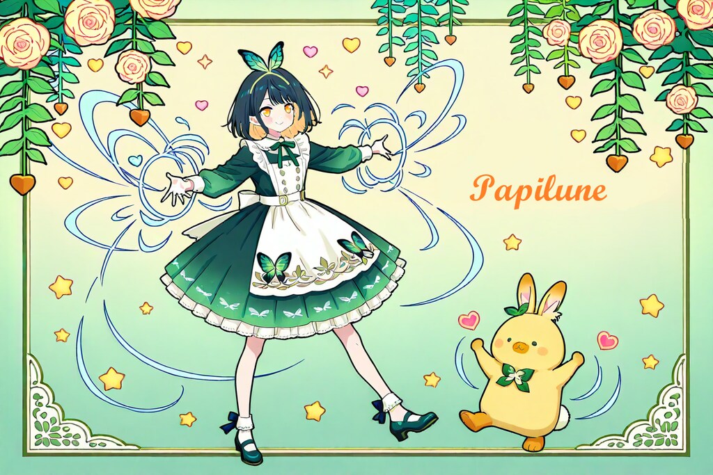 フローラリア邸のメイド少女「パピルーヌ」