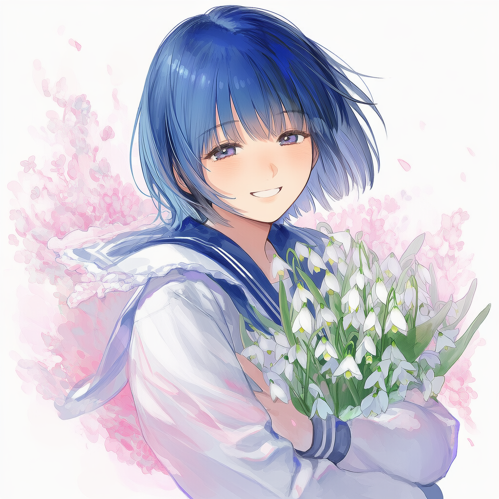 2月の花　スノードロップ(待雪草)