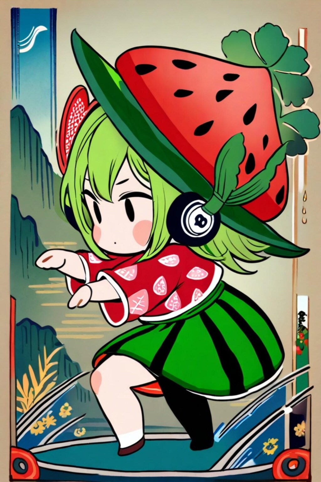 緑髪ちゃん