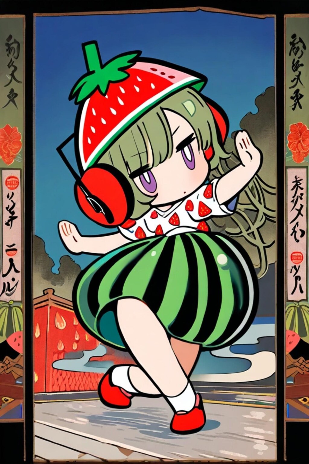 緑髪ちゃん