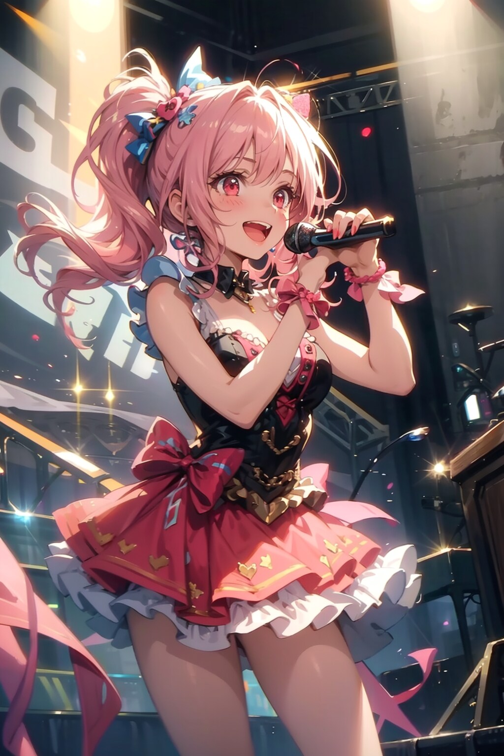 熱唱!!アイドル | の人気AIイラスト・グラビア