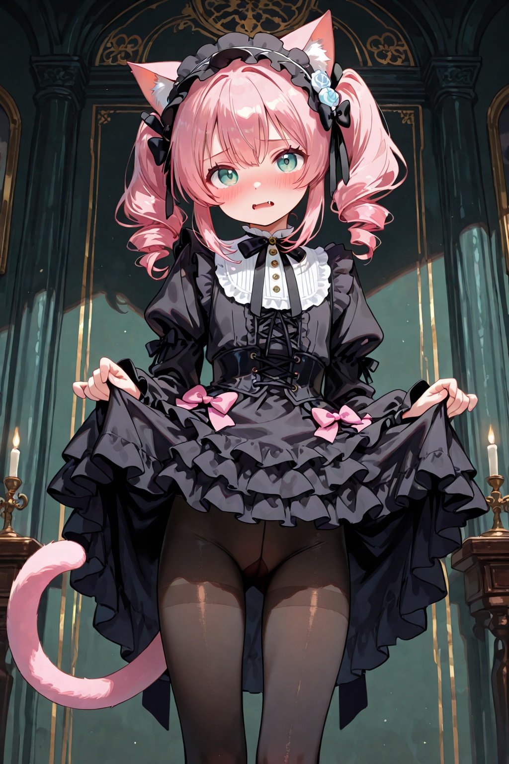 今日の猫耳ピンクちゃん【R-15】