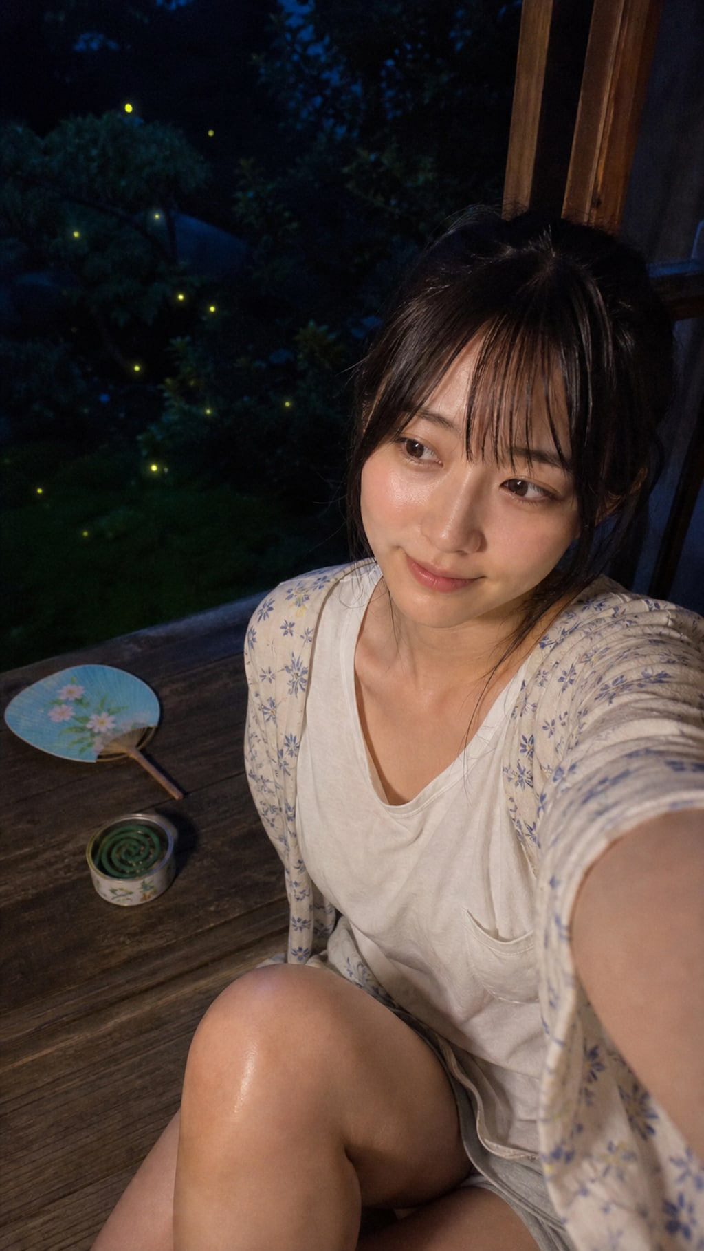 Fireflies Beyond the Veranda