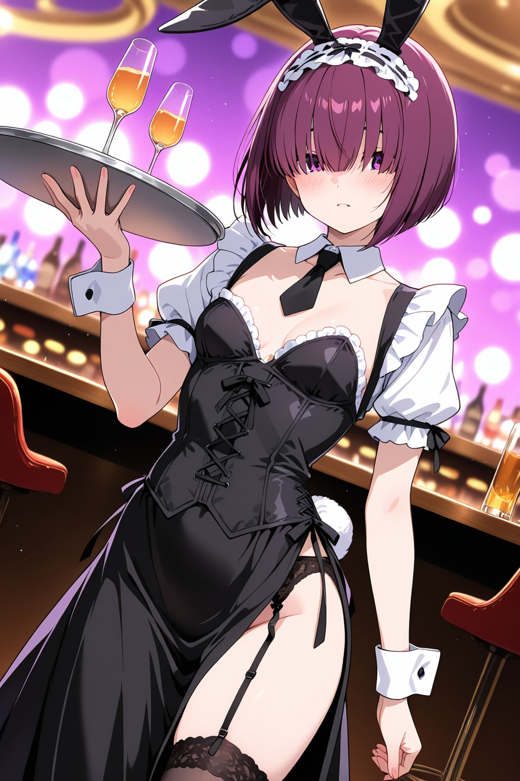 不愛想後輩ちゃん87『トレイを持つ』