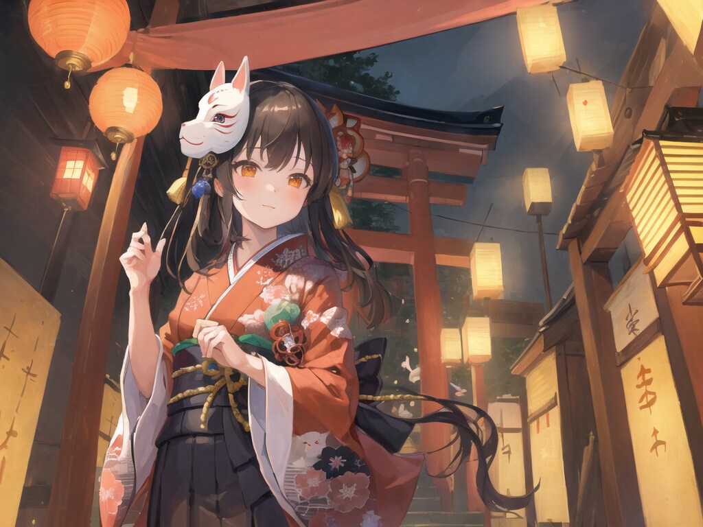 和風なあの子