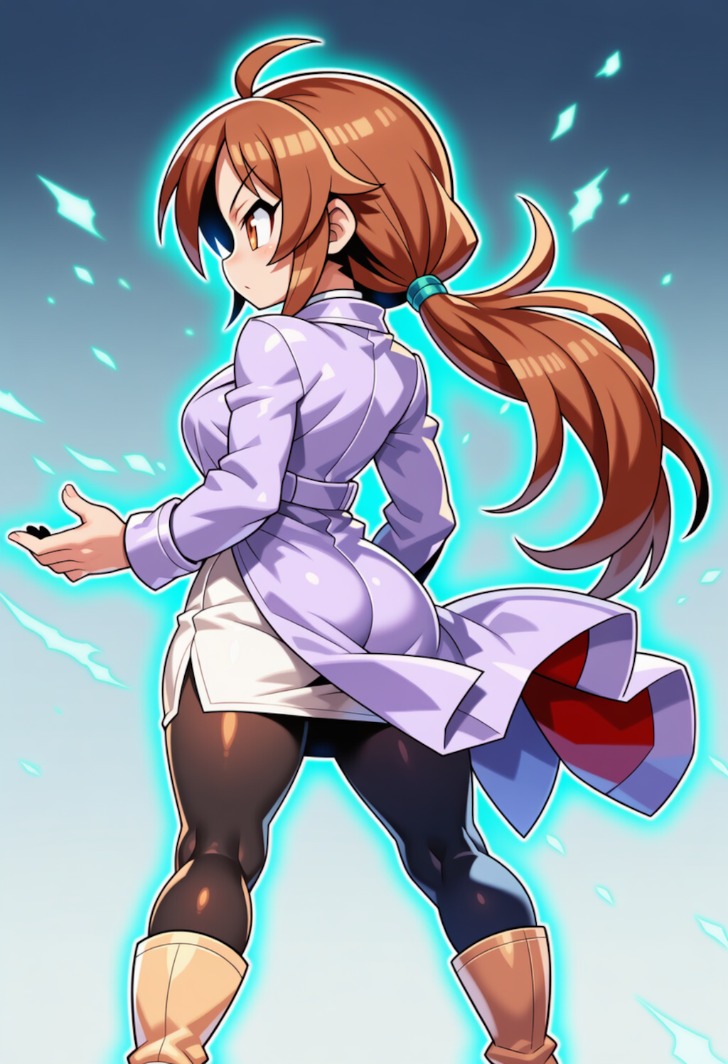 後ろ向きキャラを出すための研究