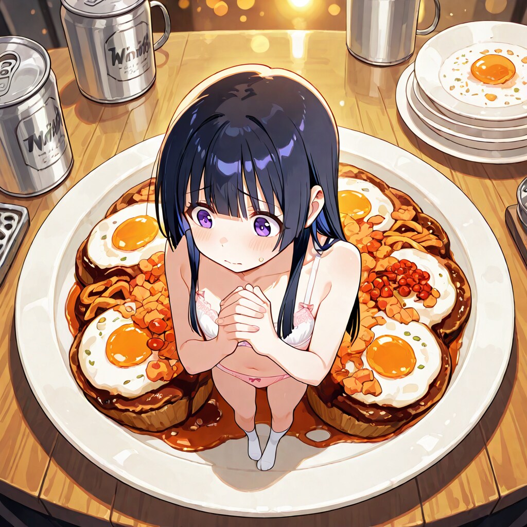 皿の上