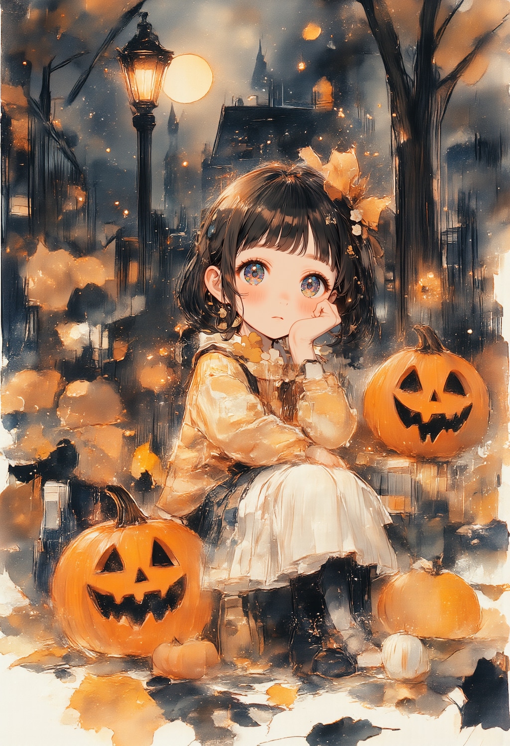 カボチャと女の子