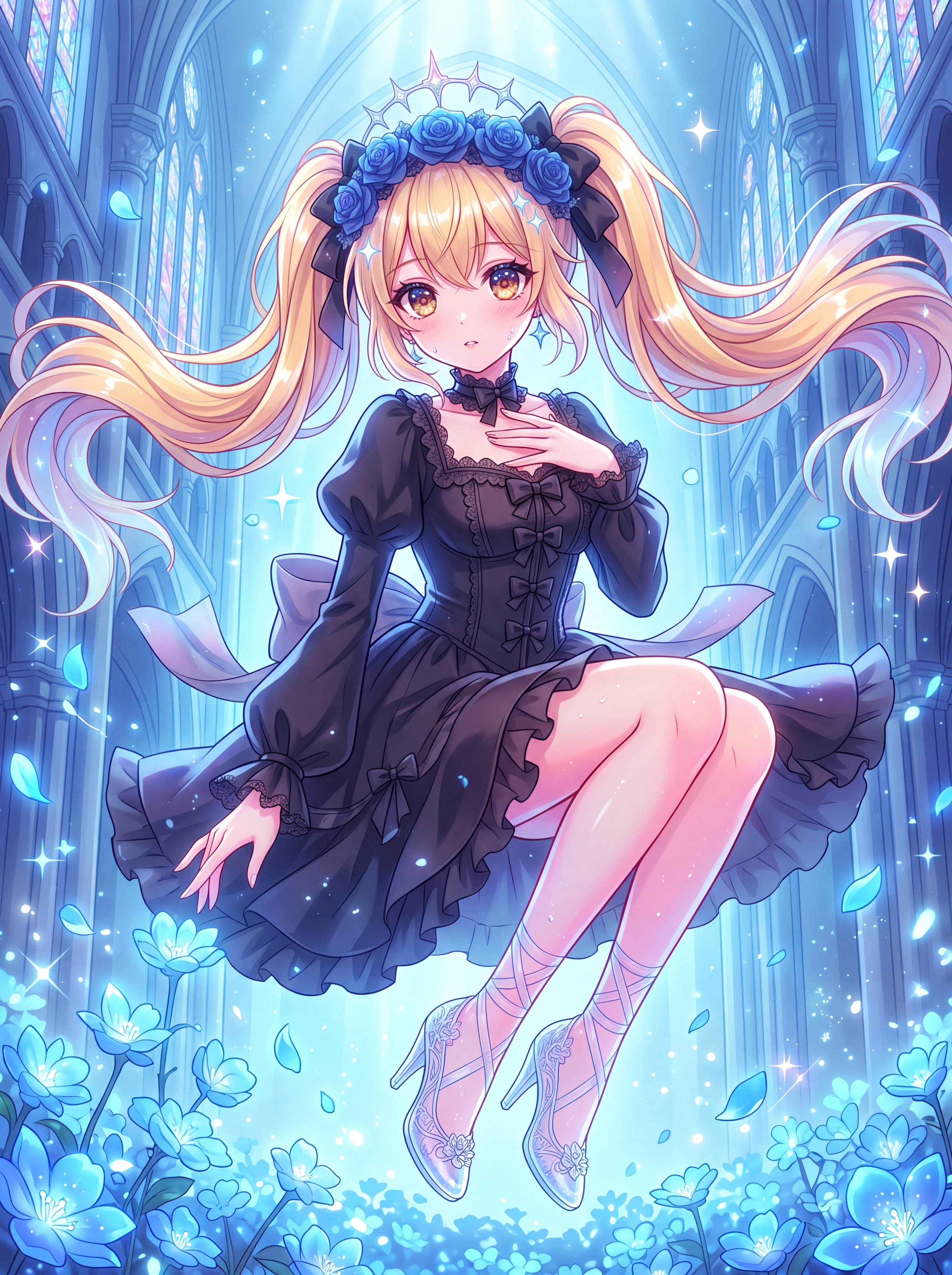 蒼穹の花聖堂に誓う想い | の人気AIイラスト・グラビア