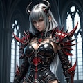 steampunk demon armor girl 2枚目