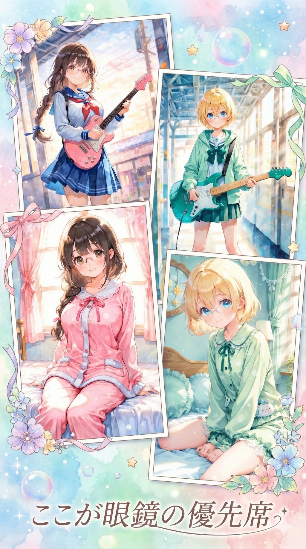 ここが眼鏡の優先席