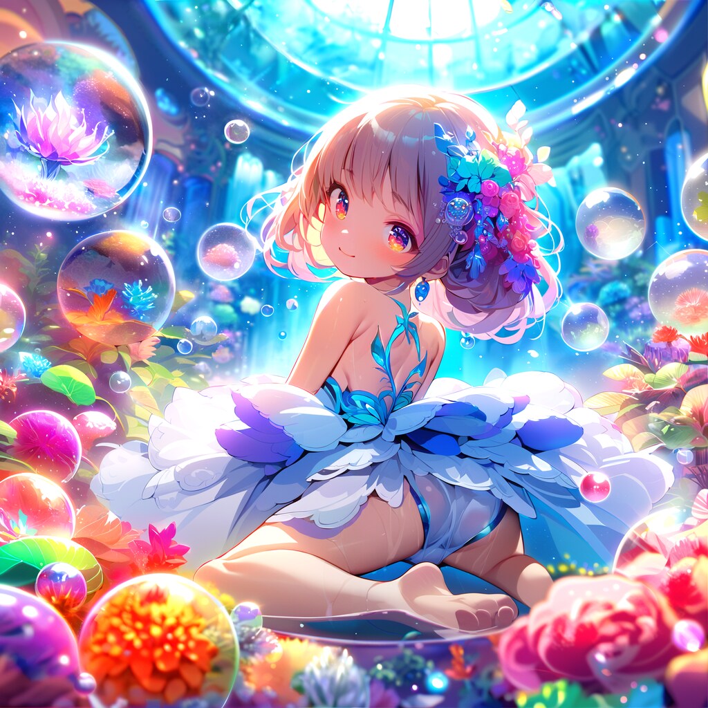水槽の中の少女