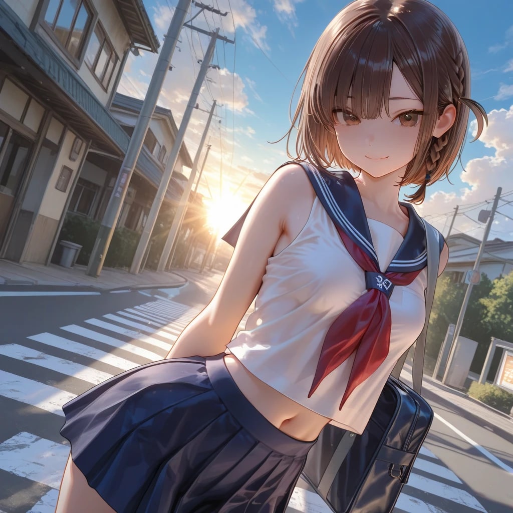 一緒に登校♪