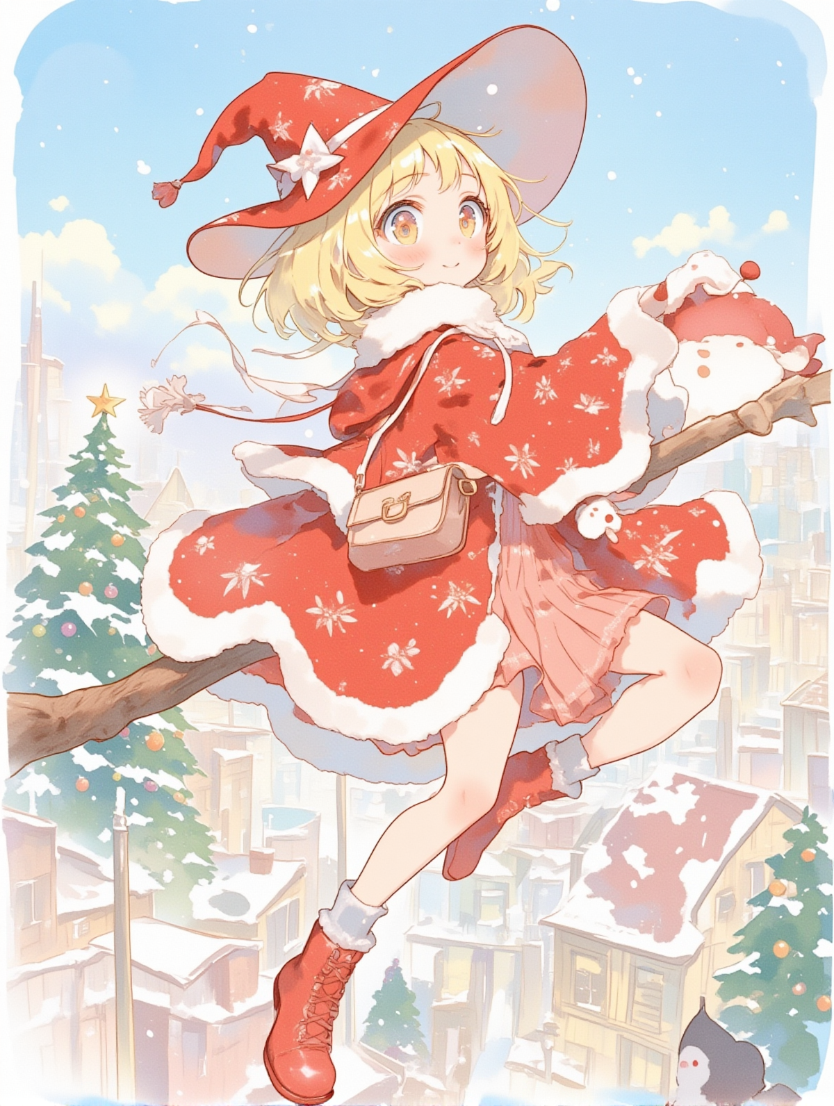 witch the Cristmas_3 | の人気AIイラスト・グラビア