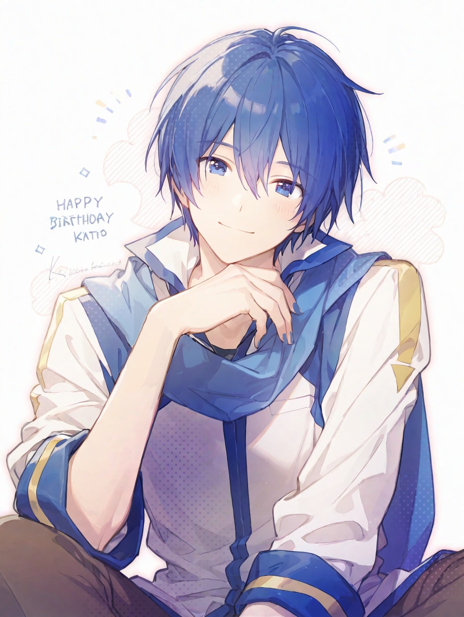 KAITO兄さん、誕生日おめでとうございます！ | の人気AIイラスト・グラビア
