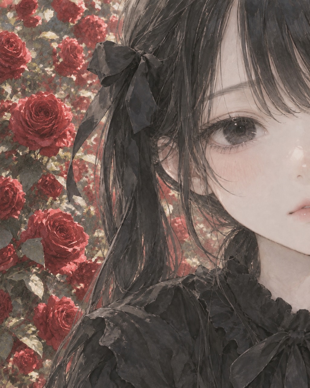 黒衣装の女の子