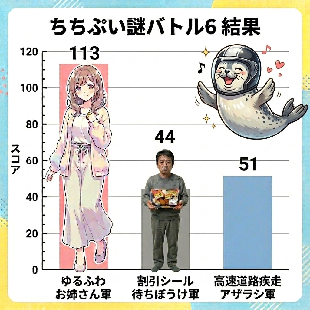 ちちぷい謎バトル6結果発表ですわ