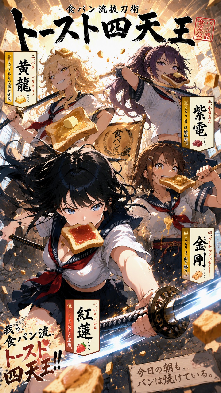 トースト四天王お姉やん⚔️