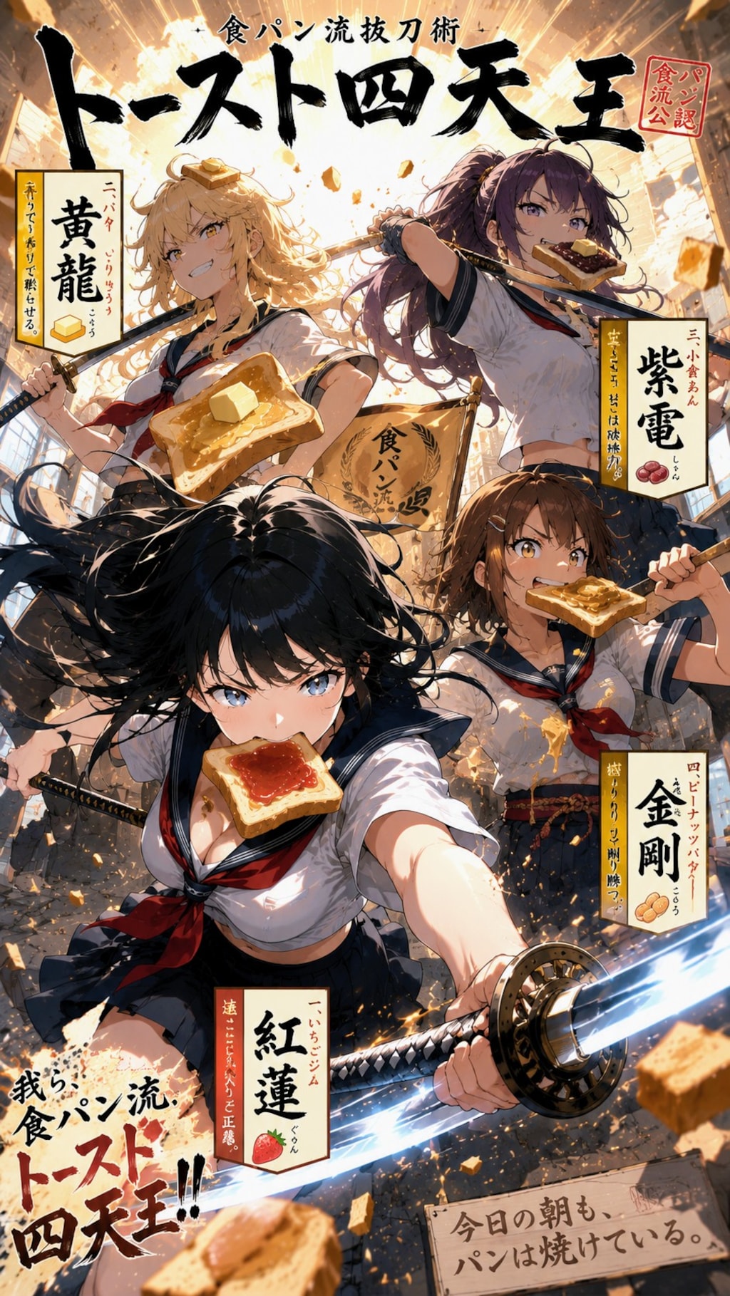 トースト四天王お姉やん⚔️