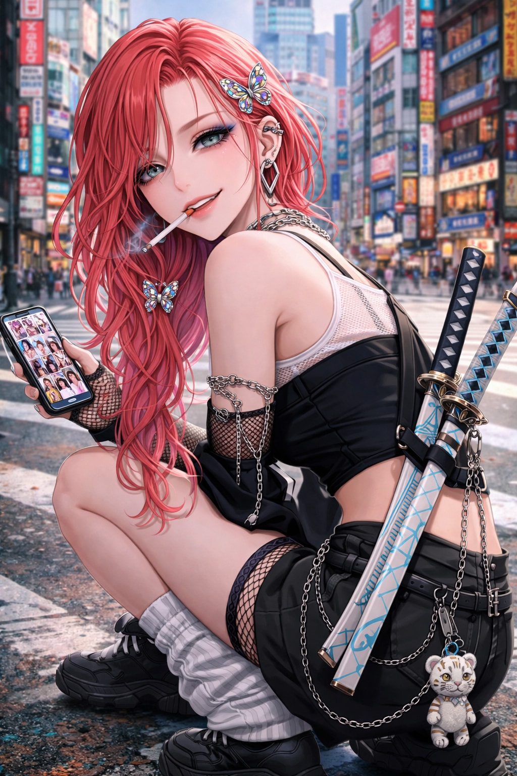 十朱リラは、渋谷ギャルになる | の人気AIイラスト・グラビア