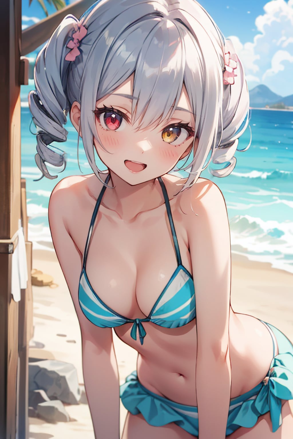 銀髪オッドアイちゃん