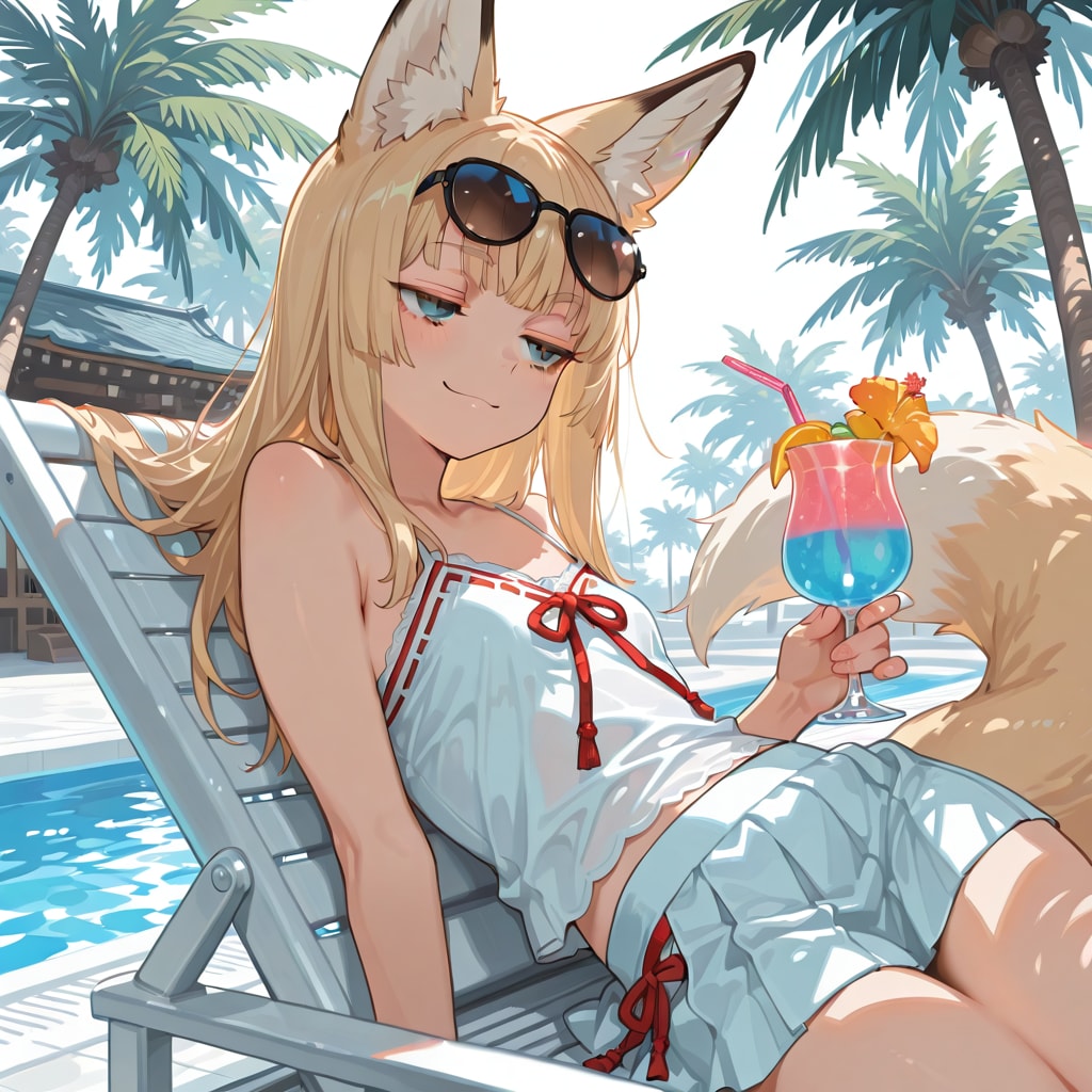 お稲荷さんの夏