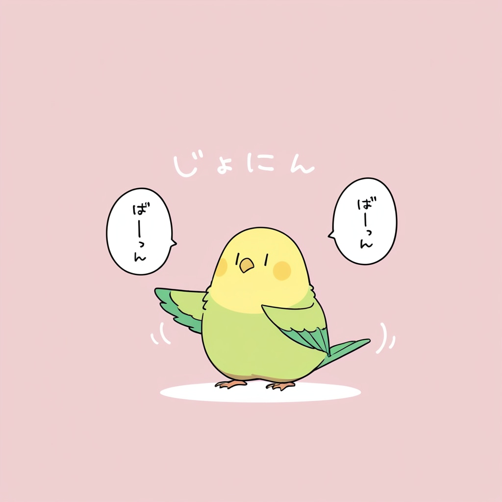 踊るインコ