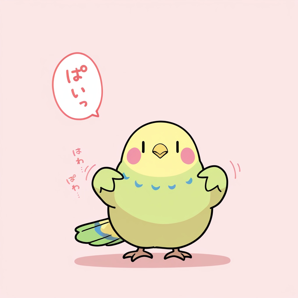 踊るインコ