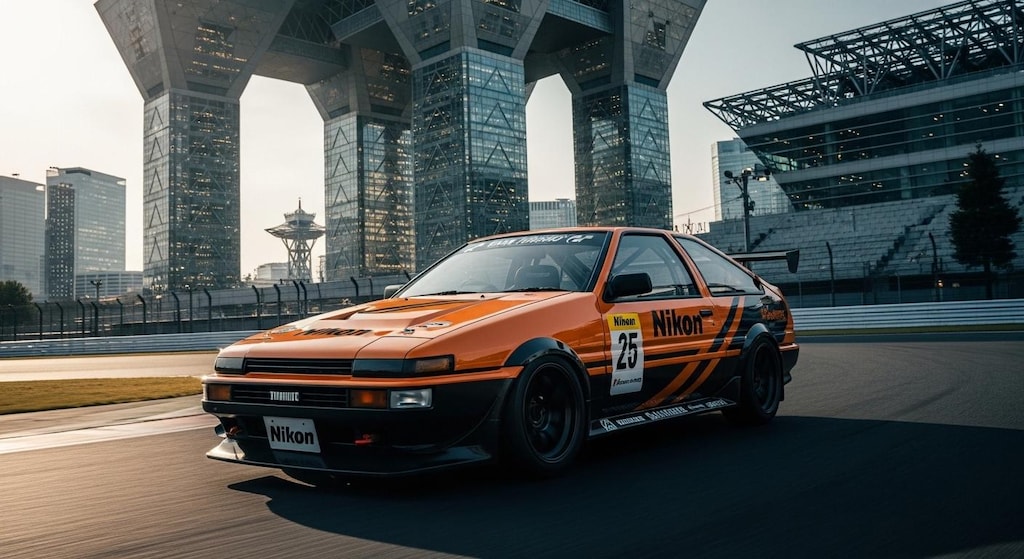 ニコンAE86レーシングカー