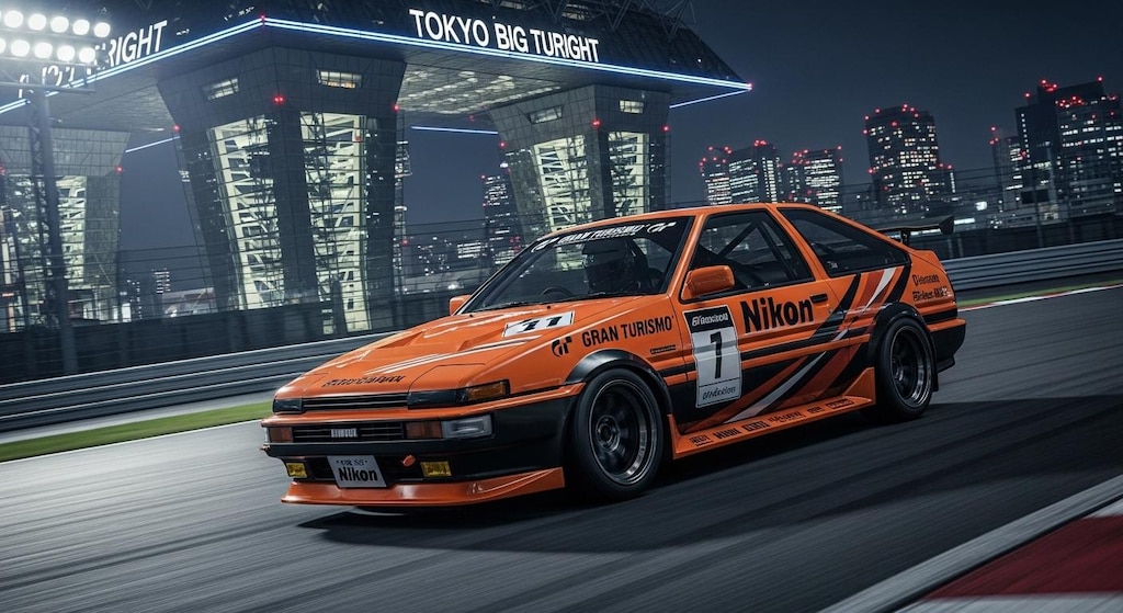 ニコンAE86レーシングカー